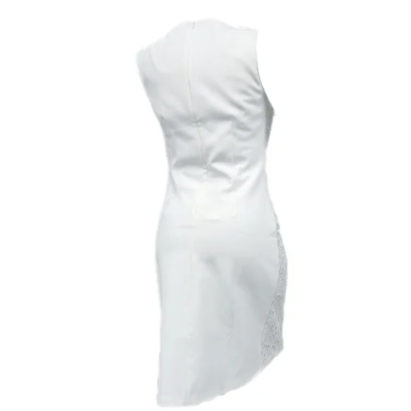 White Dress with Beads Sandro Ferrone - Perfect for Special Occasions - Picture 3 of 13